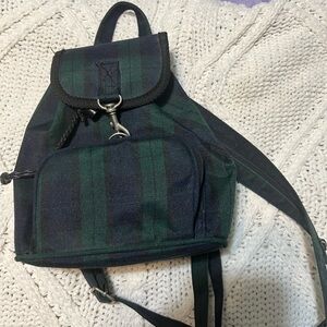 Y2k Plaid Mini Backpack